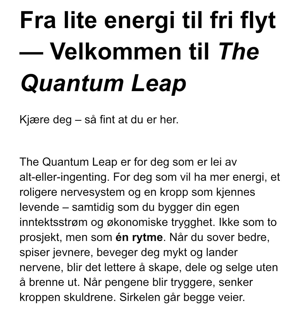 Din Guide: The Quantum Leap